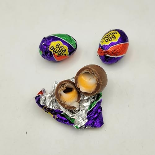 Cadburry Eggs Creme Bulk 12 Pack – Creamy Milk Chocolate Eggs With Fundant Creme Filling – Individually Wrapped Easter Candy – Great for Easter Baskets, Party Favors, and Gifting