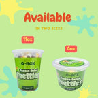 G-BOX Freeze Dried Sour Frettles, Freeze Dried Candy, TikTok Trend Items, Delightful Crunchy Fruity Flavorful Burst, Air-tight Sealed in a Deli Container (Sour - 11 OZ)