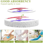 Mordovia Flag Brush Stroke Kitchen Sponges, Cleaning Dish Sponges, Non-Scratch Scrubber Sponge, for Dishes,Pans,Pots & More- 3 Pack