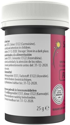 Sugarflair Spectral Edible Food Colouring Colour Paste Icing 25G - Fuchsia