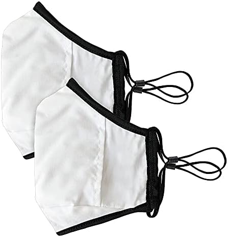 Tommie Copper Community Wear Face Masks I Double Lined, Copper Infused, Ear Straps & Nose Wire, Face Covering (Pack of 2)