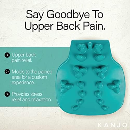 Kanjo Acupressure Upper Back Pain Relief Cushion for Back Support, Cervical Traction, and Neck Pain Relief