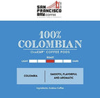 San Francisco Bay Compostable Coffee Pods - 100% Colombian (80 Ct) K Cup Compatible including Keurig 2.0, Medium Roast