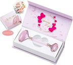 Jade Roller for Face - Rose Quartz Face Roller Skin Care - Stone Facial Roller, Face Massager for Women, Relieve Stress, Remove Wrinkles Eye Puffiness