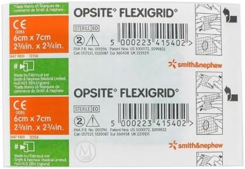 Smith & Nephew Opsite Flexigrid Transparent Dressing 2-3/8x2-3/4 - 10 Dressings by Smith & Nephew