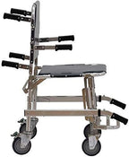 Evacuation Up and Down Stretcher Chair Folding Aluminum Alloy Medical Lift Emergency 4 Wheels Ambulance Firefighter Evacuation Climbing Transport