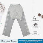 Unisex Side Zipper Bedridden Patient Clothing,Patient Pants,Tear Away Pants,Soft Cotton Material