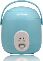 SilteD Electric Cute Rice Cooker with 2 Layers Heating 1.2L Mini Rice Cooker and Steamer Multifunction 2-3 Person Kitchen Cooker
