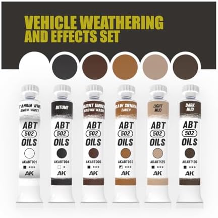 ABTEILUNG 502 Vehicle Weathering & Effects Set, 6 x 20ml