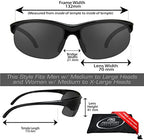 proSPORT BIFOCAL Sunglasses Readers Tinted Mens Womens High Definition Amber Yellow Smoke +1.50 +1.75 +2.00 +2.25 +2.50