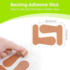 Thumb Support Tape for Arthritis, Hand Brace for Arthritis Pain and Support, 15 Sheets (30Pcs) Elastic Self-Adhesive Thumb Bandage, Trigger Finger Patch for Sport Housework Injury Recovery