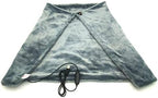 USB Electric Blanket, Heated Shawl Throws 5V/2A-3 Heating Levels & 3 Hours Auto Off Scarf Neck Shoulder Blanket (Grey)