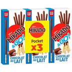 Mikado Chocolat Lait Pocket 3x30g