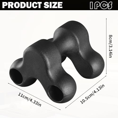Occipital Release Tool Trigger Point Massage Tool Neck Massage Cervical Neck Manual Back Massager,Suboccipital Release Device For Pain Relief Deep Tissue Home Use Suitable The Whole Body(BLACK)
