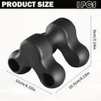 Occipital Release Tool Trigger Point Massage Tool Neck Massage Cervical Neck Manual Back Massager,Suboccipital Release Device For Pain Relief Deep Tissue Home Use Suitable The Whole Body(BLACK)
