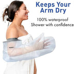 TKWC INC Water Proof Leg Cast Cover for Shower - Watertight Foot Protector (Arm)