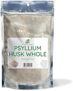 Herb To Body Psyllium Husk Whole - Plantago Ovata, Whole Psyllium Husks for Baking, Thickening, and Everyday Culinary Recipes Use 4oz