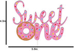 Donut Cake Toppers Candy Sweet One Cake Decorations with Donut Pink Candy for Donut 1st Themed Baby Shower Party