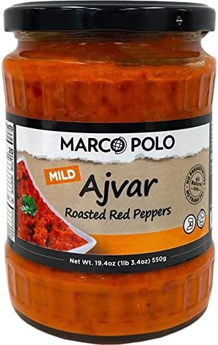 Marco Polo Mild Ajvar Red Pepper Spread, 19.3 oz