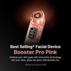 medicube Booster Pro | 6-in-1 Real Glass Glow Beauty Massager | for Clear, Radiant, Firmer-Looking Skin | Korean Skin Care | Pink