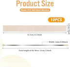 10pcs Impulse Sealer Replacement Parts 12 Inch Heat Sealer Strip Replacement Element Grip Impulse Sealers Heating Element Service Spare Repair Kit for Most Hand Sealers Heat Seal Strips
