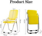 Office Chair Folding - Padded Seat for Kitchen,Picnic - Lightweight Guest Seating