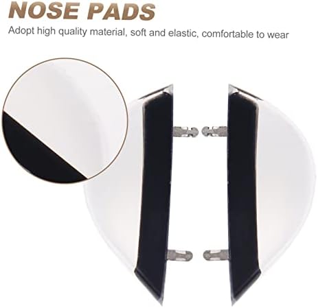 Gatuida 20pairs Non-Skid Glasses Nose Pads Easy to Install Silicone Cushion Eyewear Accessory for Everyday Use
