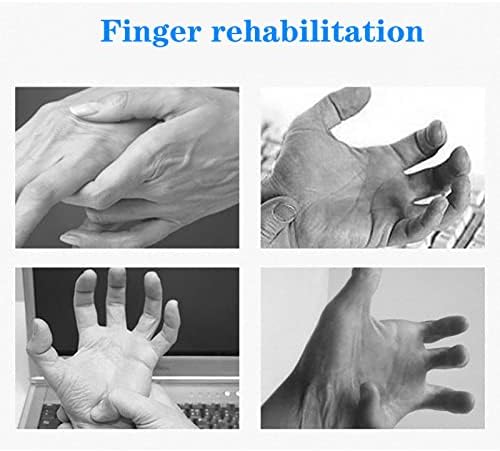 Electric Hot Compress Stroke Hemiplegia Fingers Recovery Massager, Infrared Therapy Ball Finger Massage Rehabilitation,Passive Training Finger Flexion Correction