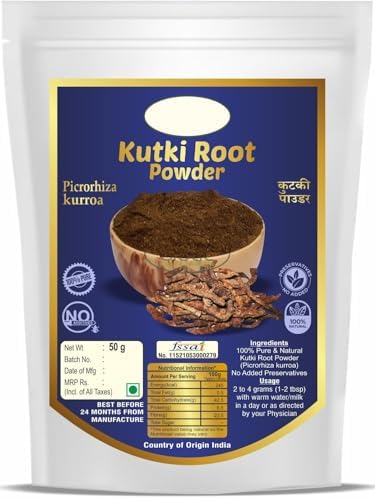 Kutki Root Powder - 50 Gram/1.76 Oz | Kutki - Katuka Rohini - Kutaki Katika Kutuki Powder