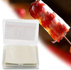 Wafer Paper - Nougats Paper Edible Rice Wafer Paper Handmades Candy Wrapping Sheets 500Pcs