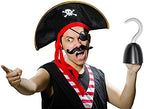 12 Pieces Pirate Hooks Captain Hook Plastic Hand Hook for Halloween Decoration Pirate Theme Party Costume Accessory Cosplay Party Supplies