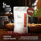 Amu Nutrition's Mongolian Roasted Adzuki Beans powder from Mongolia - 198gr - Organic, High Protein Meal Replacement for Tea and Korean Drink - Known as Himalayan Adzuki beans or Red Bean powder