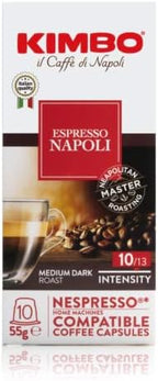 Kimbo Espresso Napoli Nespresso Capsules, 100% Arabica Coffee (Pack of 100 Capsules)