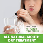 Gum Restore Drops, Gum Repair for Receding Gums & Stain Removal, Bad Breath Treatment for Adults(Green, 2 Fl Oz)