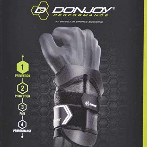 DonJoy Performance Anaform Wrist Wrap Support Brace, Maximum Wrist Protection for Football, Motocross, Cheer, Golf,
