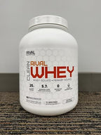 RIVAL NUTRITION Clean Rival Whey Unflavored Protein Powder I Whey Isolate Primary Source I 5Lb, 72 Servings I No Artificial Flavors or Colors I 25g Protein Per Scoop | Muscle Recovery