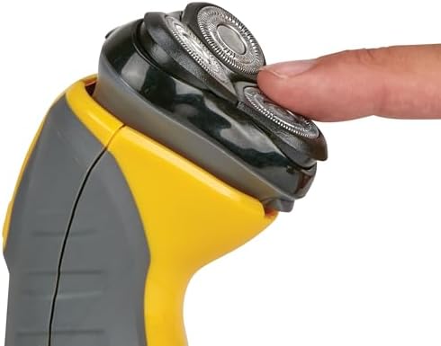 Remington Virtually Indestructible Rotary Shaver 5100, Electric Razor for Men, 100% Waterproof Design, Yellow