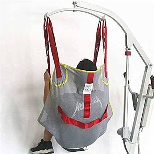 Toileting Sling Patient Lifter Equipment Bariatric Handicap Lift Commode Sling with Head Support, for Transfer from Bed to Wheelchair, Recliner, Shower Chair Or Toilet
