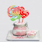 Didiseaon 2pcs Fake Lollipop Prop Candy Ornaments for Photo Props Carnival Cosplay Wedding Birthday Toy Party Supplies