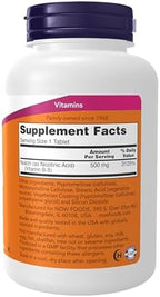 NOW Foods Supplements, Niacin (Vitamin B-3) 500 mg, Sustained Release, Nutritional Health, 250 Tablets