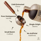 BRBON 8oz Pure Vanilla Extract | Made from Premium Madagascar Bourbon Vanilla Beans | Pure Extract Perfect for Baking, Cooking & Desserts | Non-GMO, Gluten-Free, Vegan & Kosher | 8oz. Bottle