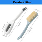 2Pack Shoe Cleaning Brush -Sneaker Shoe Cleaner Brush-Soft Bristle Cleaning Shoes Scrubber-Long Handle Shoe Scrubbing Brush-White Sneaker Cleaner Brush-Shoe Brushes for Cleaning