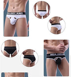 BaronHong Men Bulge Enhancing Sexy Hollow Out Mesh Cheeky Gay Briefs Underwear