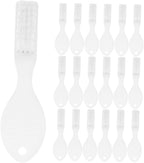 FRCOLOR 30pcs Prison Mini Toothbrushes Short Handle Small Tooth Cleaning Brushes Soft Bristles Anti-self- Oral Care Tools for Detention and Psychiatric Use