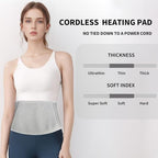 Heated Waist Belt, Heating Pad for Low Back and Belly, Women’s Cordless Heating Belt for Period Cramps - Rechargeable & Slim Design