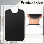 Adult Bib Double Layer Stretchable Adult Bibs Waterproof Washable Clothing Protector Reusable Large Bibs Dining Clothing Protector for Men Women Elderly Senior Father's Day Gifts