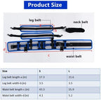 WEEOATAR Medical Nursing Gait Belt, Non-Slip Transfer Nursing Sling with Handles, Mobility Standing and Lifting Aid Transfer Belts for Disabled, Elderly, Injured (Blue)