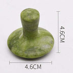 Mushroom Shaped Natural Jade Stone Hot Warmer Heater Rock Massage Stone for Home SPA Deep Tissue Muscle Relief