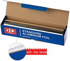 Standard Aluminum Foil 12" x 500 SQ FT for Grilling, BBQ, Cooking, Food Preservation & Storage, Commercial & Kitchen Use