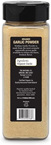 Watkins Organic Garlic Powder, 9.1 oz., 1-Pack